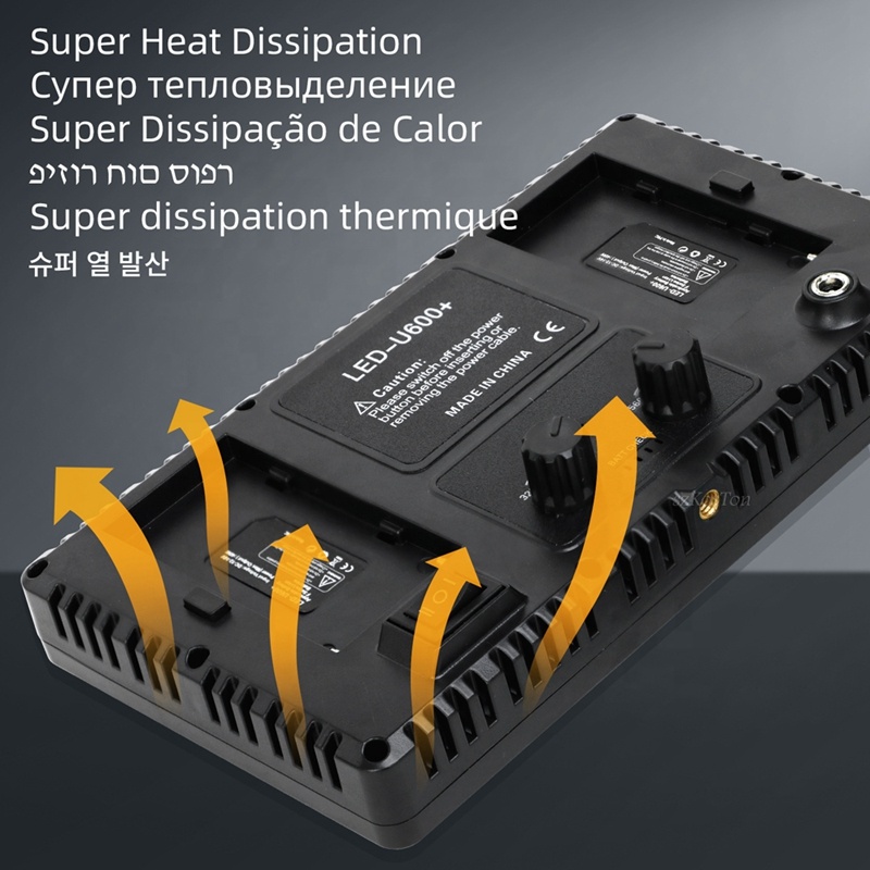 Pro LED 600 Photography Equipment – TV Video Studio Photo Shooting LED Flat Lamp for Beauty, Selfie, and Live Streaming Image