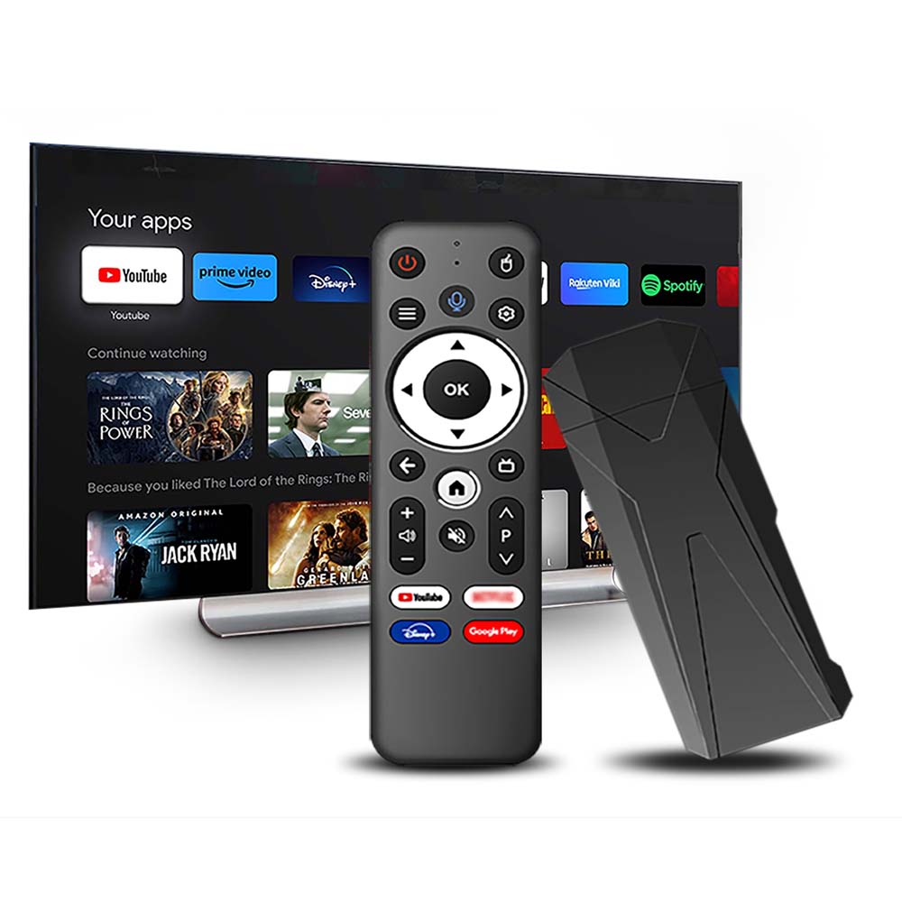 Universal TV Stick with Alcatel Voice Remote - Smart Streaming Stick for Google, YouTube, Fire TV with Voice Control Image