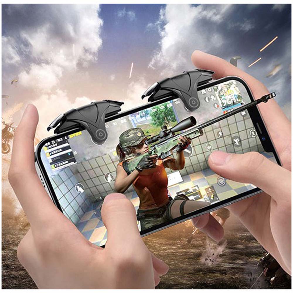 ET-F09 Finger Trigger Game Controller - Plug & Play Mobile Gamepad for iOS/Android, No Bluetooth or Charging Needed Image