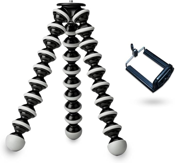 Jambo 13-Inch Flexible Octopus Tripod Stand | Versatile Support for Smartphones & DSLR Cameras | Max Load 5 KG Image