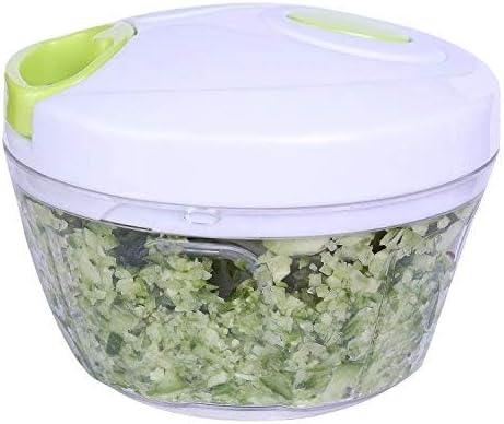 Easy Spin Cutter Hand Chopper | The Ultimate Onion, Garlic, and Vegetable Cutter | Effortless Manual Food Chopper for Quick and Easy Meal Prep Image