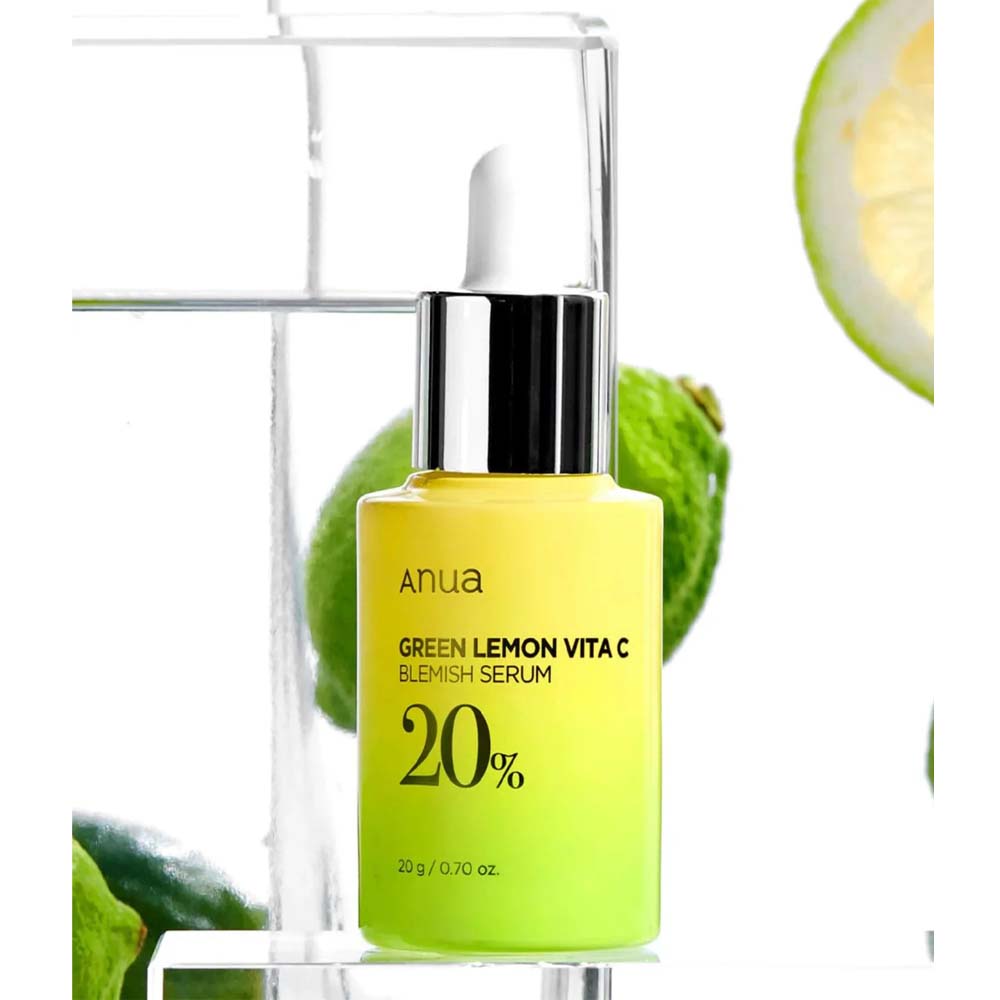 Anua Green Lemon Vitamin C Serum - 20ml with Vitamin E, Hyaluronic & Ferulic Acid for Brightening & Antioxidant Protection Image
