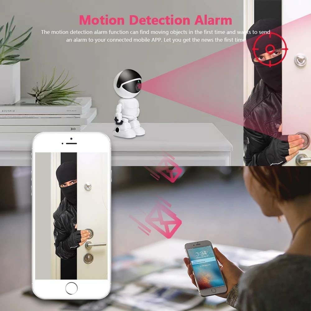 Smart Tracking WiFi Camera - 1080P Auto-Follow Baby Monitor & Home Security Cam with Phone App Image