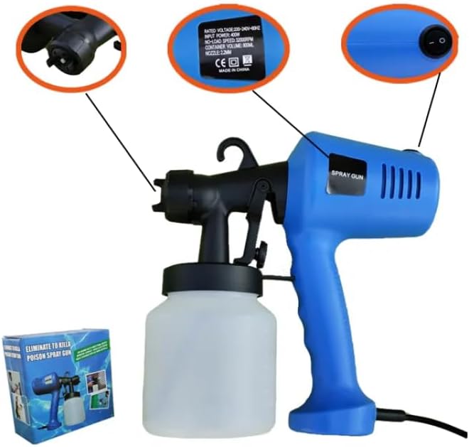 400W Electric Paint Sprayer Gun – Airbrush Spray Gun for Home Painting Image