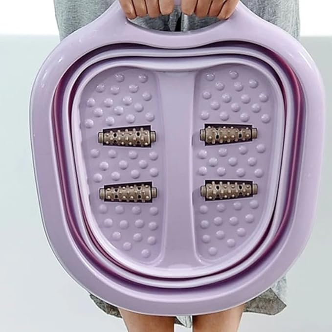 Green Collapsible Foot Spa Tub – Your Go-To for a Luxurious Pedicure and Relaxation Anywhere Image