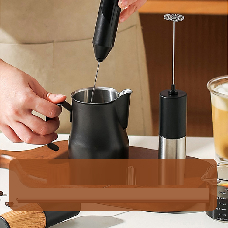 Household Portable Reusable Electric Milk Frother | Perfect for Lattes, Cappuccinos, and Hot Beverages Image