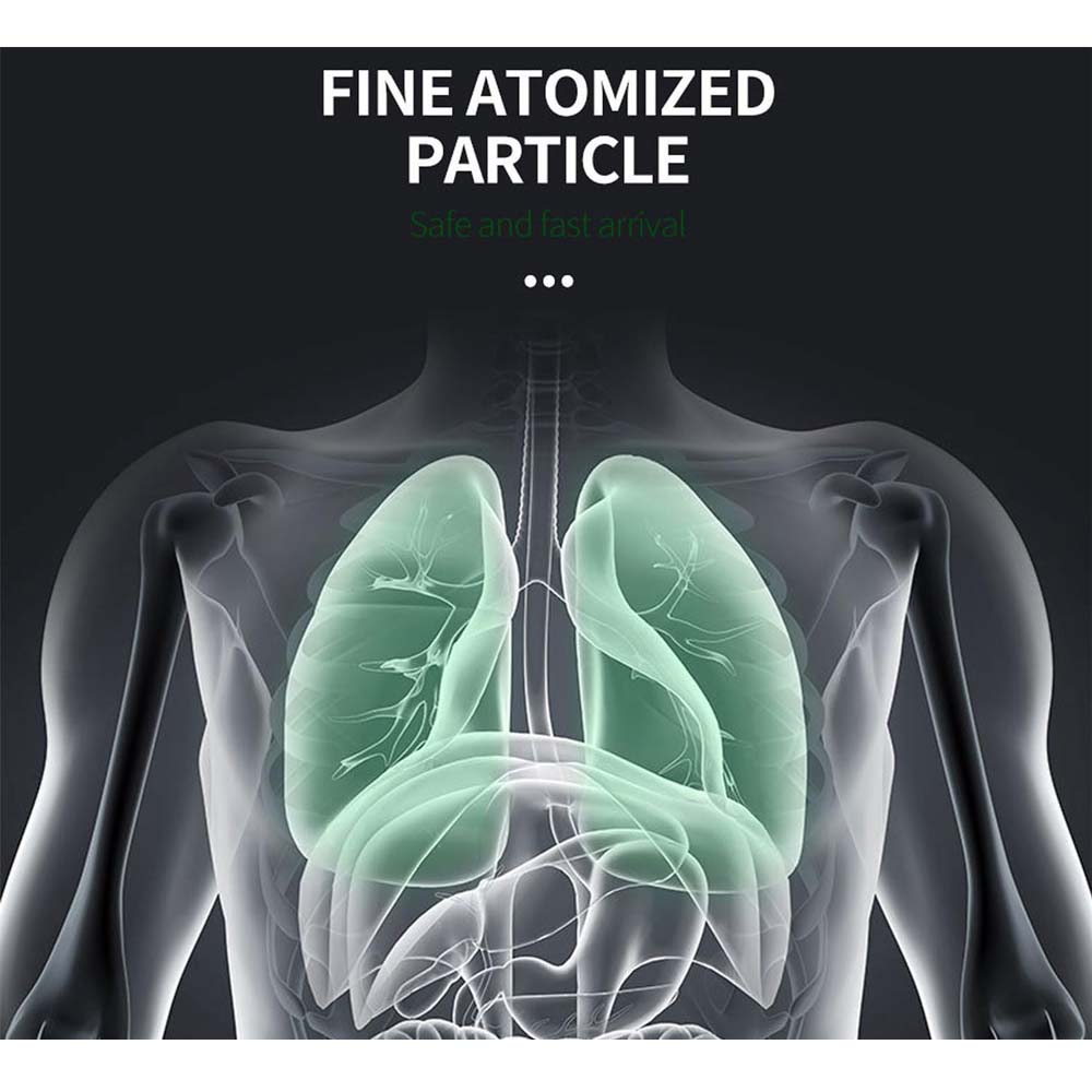 GK-101 Portable Mini Vaporizer. 3-mode handheld nebulizer & cool mist inhaler for adults & kids. Includes travel storage bag. Image