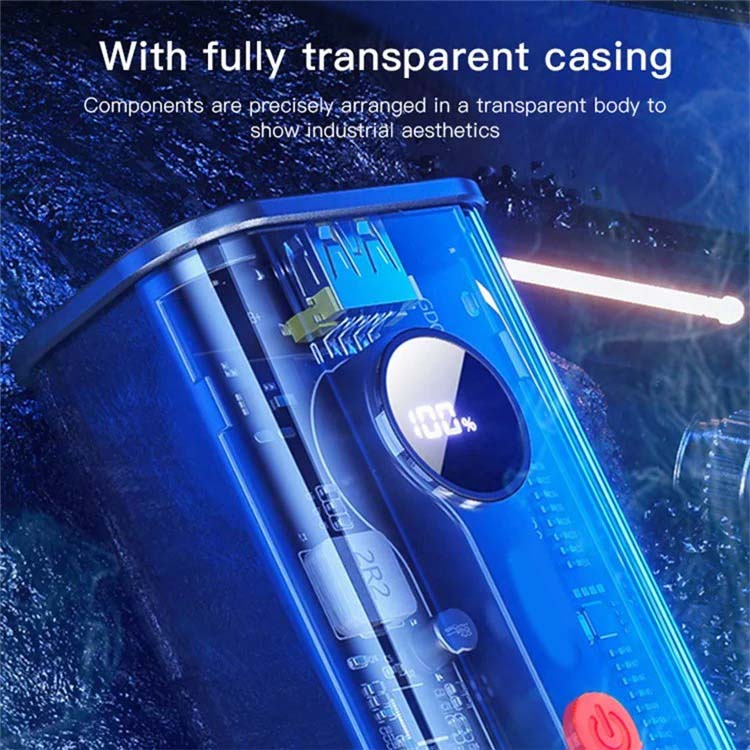 YP35 10000mAh Fast Charging Power Bank – LED Display Phone Charging Station Image