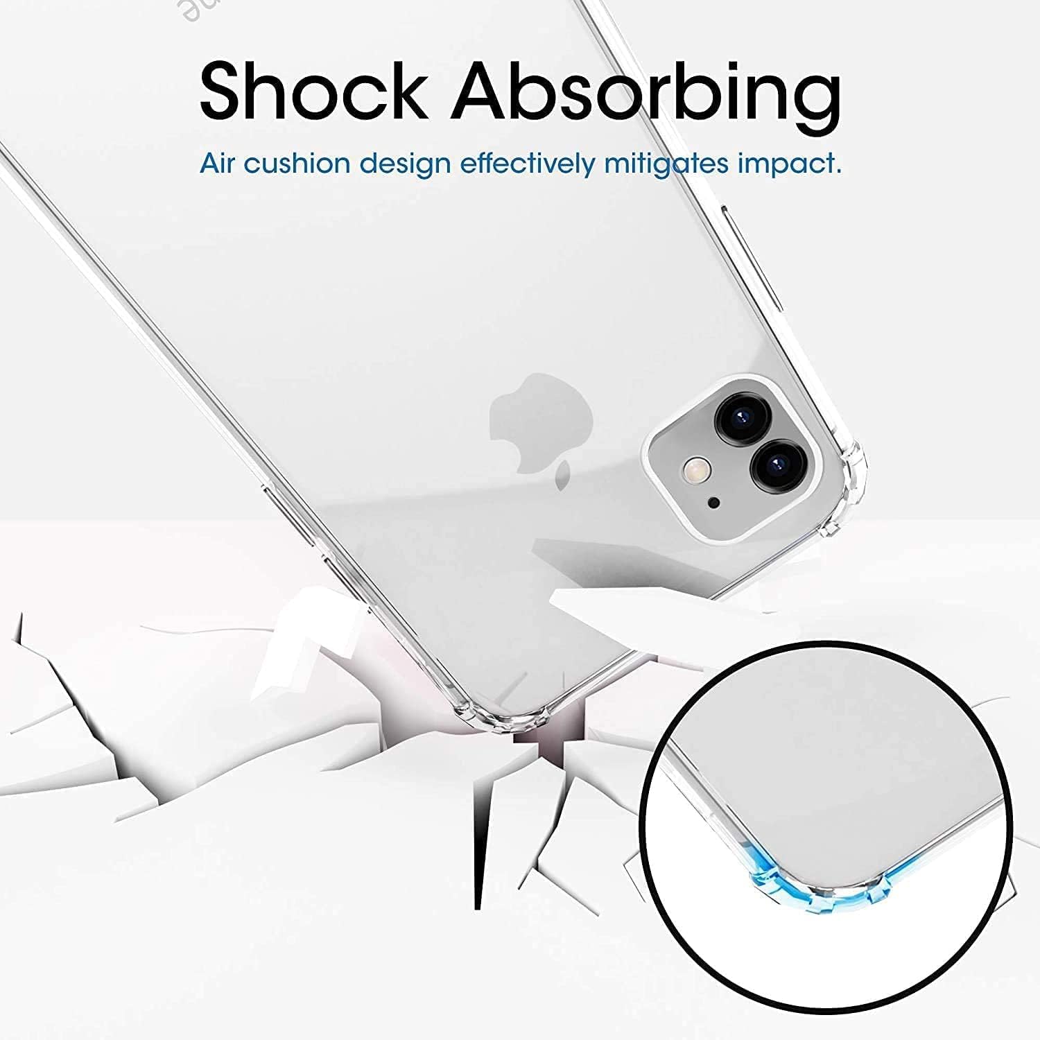 MagSafe Compatible Magnetic Phone Case with Camera Control | Military-Grade Shock Protection for iPhone 13, 13 Mini, 13 Pro, 13 Pro Max – Includes Free Screen Protector Image