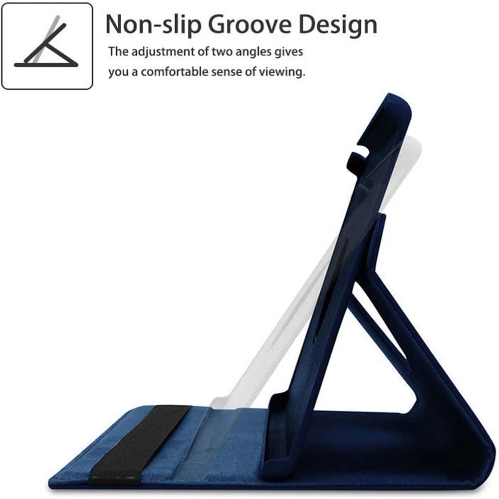 360° Swivel Leather Cover Compitable Honor Pad 8 12" Case with Auto Sleep/Wake, Anti-Fall Stand & Multi-Angle Viewing (Multi) Image