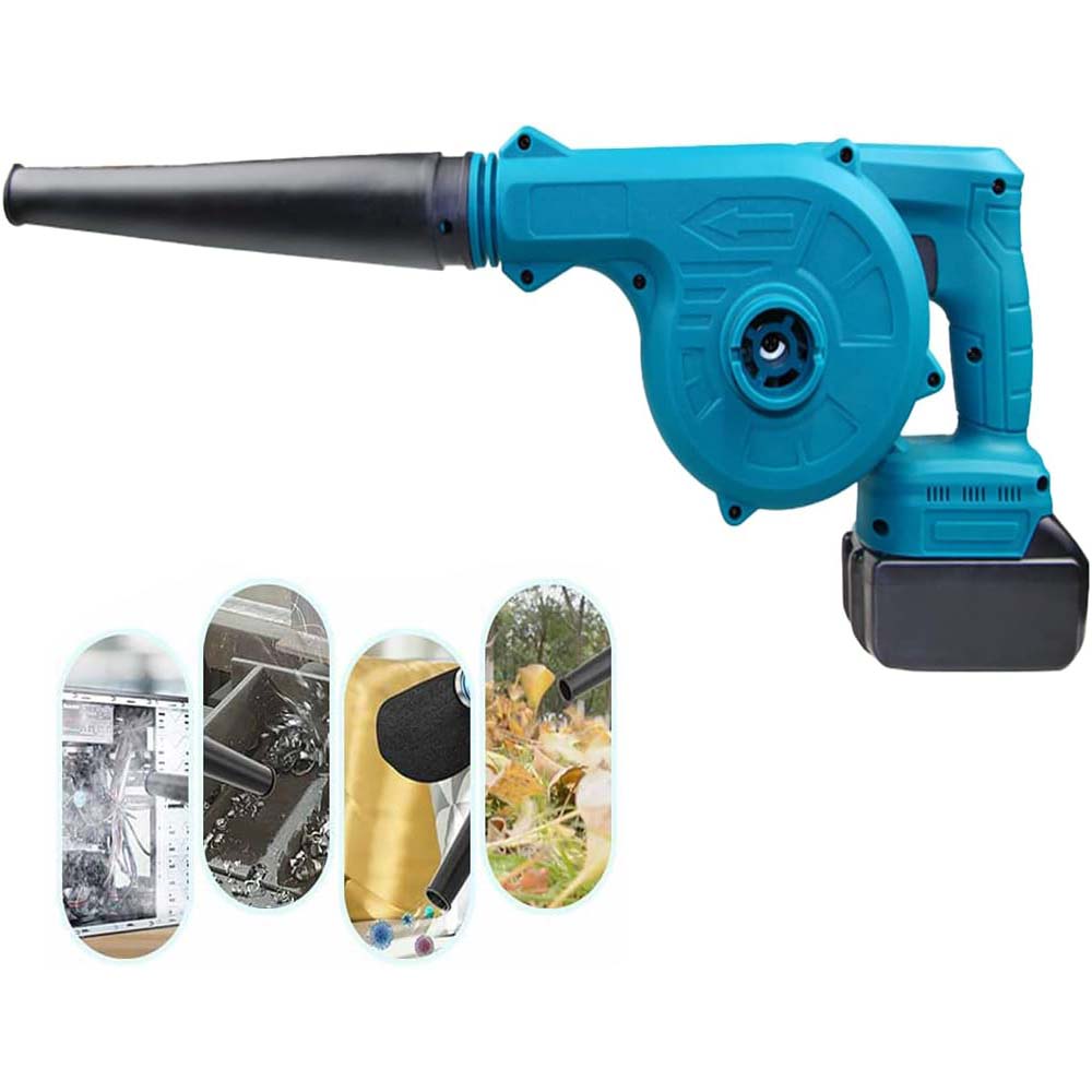 Cordless Leaf Blower | Blow & Suck 2-in-1 | 21V Mini Handheld Air Blower | Lightweight, Battery Powered | Small, Powerful Blower for Leaves & Debris Image