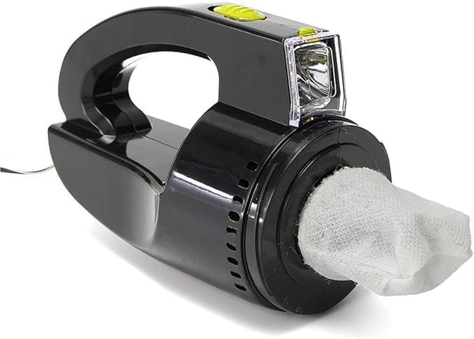 Auto 12V 60W Mini Portable Car Vacuum Cleaner – Versatile Wet/Dry Handheld Vacuum for Vehicles Image