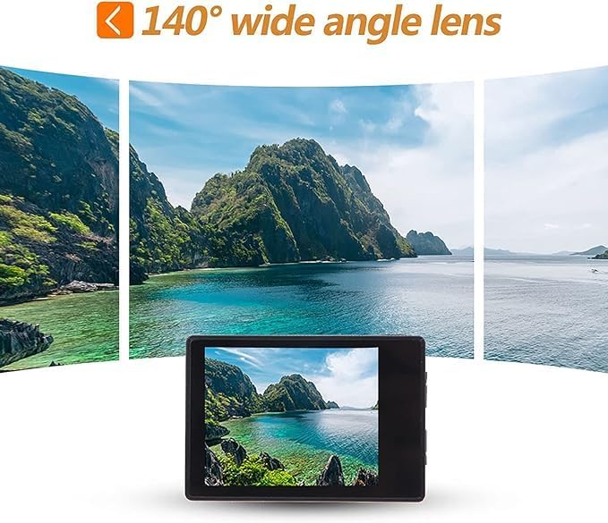 HD 1080P Outdoor WiFi Sports Camera with Waterproof Housing & Accessory Kit – 140° Wide Angle Lens for Adventure Sports Image