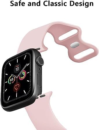 Silicone Strap Wristbands – Sport Replacement Bands for 42/44mm Series Watches Image