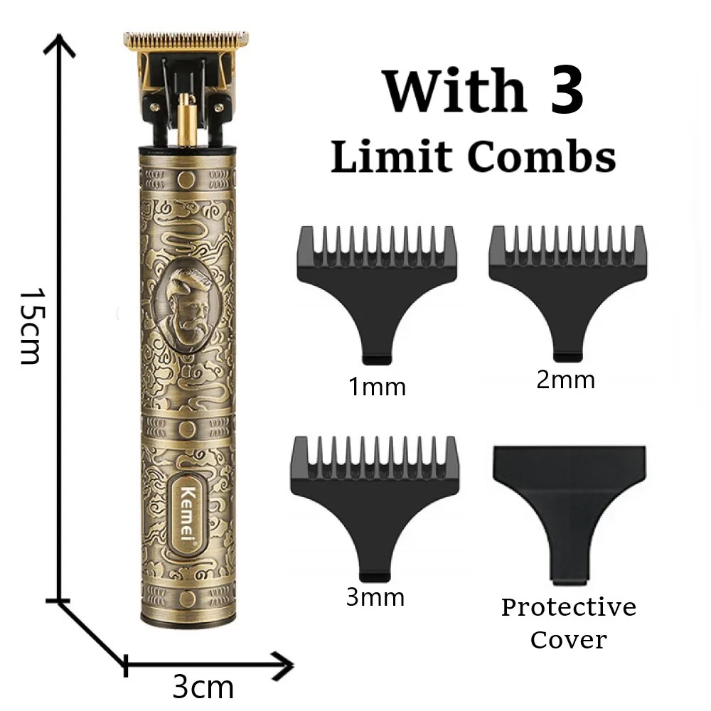 Kemei KM-700B Hair Clipper Professional corded electric hair cutting machine for precise barber-grade trims & fades. Image