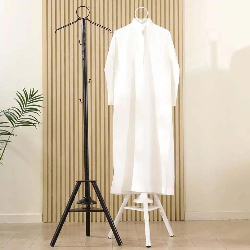 175cm Hanging Clothes Steamer Rack with Incense Burner - Multi-Color Space-Saving Garment Drying & Aromatherapy Stand Image