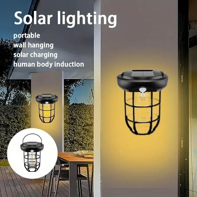 Portable Hanging Solar Light – Multifunctional, Waterproof Induction Lamp for Outdoor Environments Image