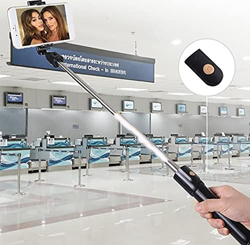 Mini Portable Gimbal Bluetooth Wireless Selfie Stick with Tripod Stabilizer for Phone Image