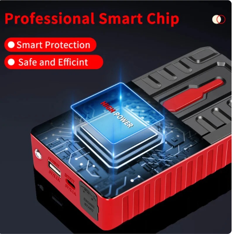 Jump Start Pack – Portable Car Jump Starter with Digital Indicator, Durable Temperature-Proof Power Booster for Automotive Use Image