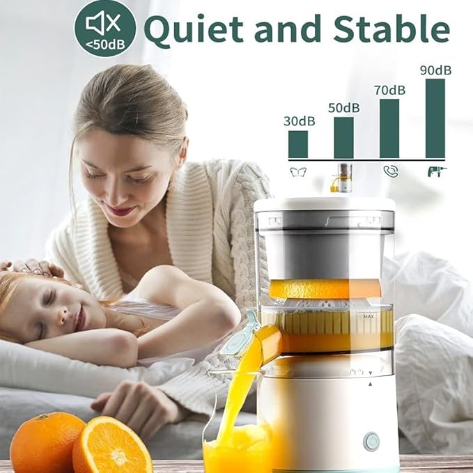 Electric Orange Juicer – Compact USB-Powered Hands-Free Citrus Juicer Image