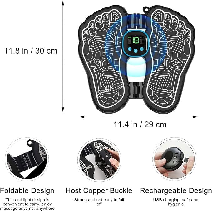 Electric EMS Foot Massager Pad – Elevate Your Daily Rejuvenation Routine Image