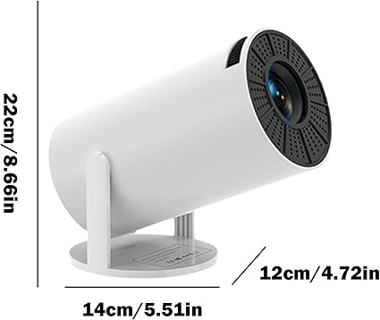 Wifi Projector | Portable Wifi Projector | Compact Wireless Projector | Full HD 1080p Supported Wireless Home Cinema Projector for Laptop, Smartphone, Tablet Image