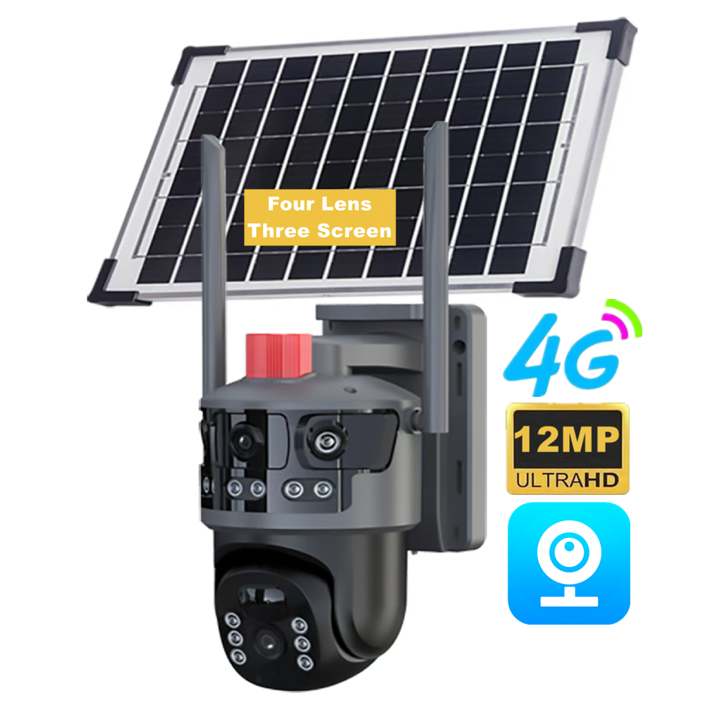 VC13-4G PRO WIFI Solar Camera – 6MP/8MP AI 4G CCTV, Full Color Night Vision, Wireless Outdoor Security Camera with SIM Card Support Image
