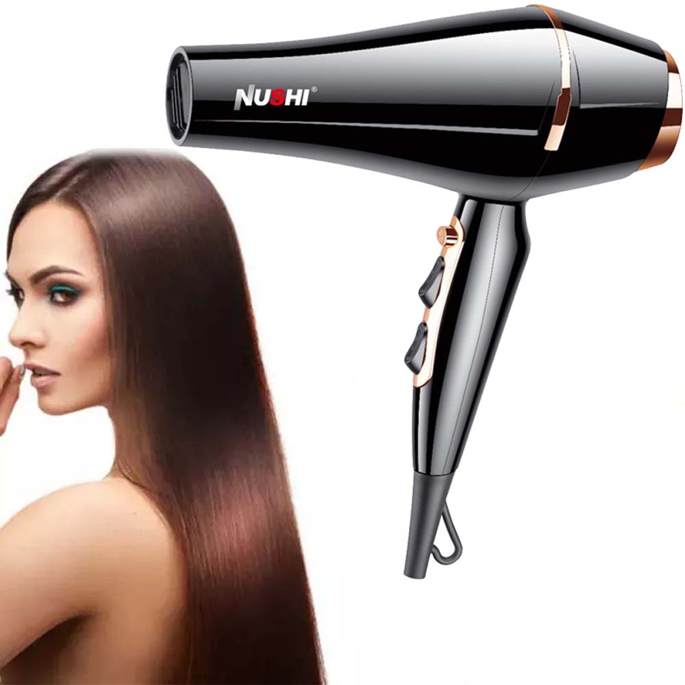 NUSHI NS-2204 Professional Hair Dryer 3000W ultra-powerful motor for fastest drying. Ionic technology for salon results. Image