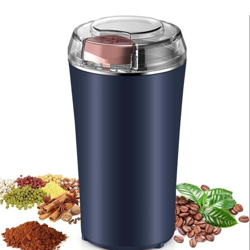 Small Stainless Steel Coffee Grinder - Powerful Electric Spice & Coffee Bean Grinder for Home, Compact & Multi-Purpose Image