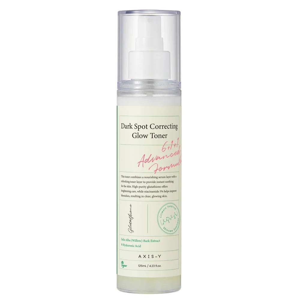 AXIS-Y Dark Spot Correcting Glow Toner - 5% Niacinamide, Glutathione & Hyaluronic Acid, Brightening Vegan Toner, 4.22oz Image