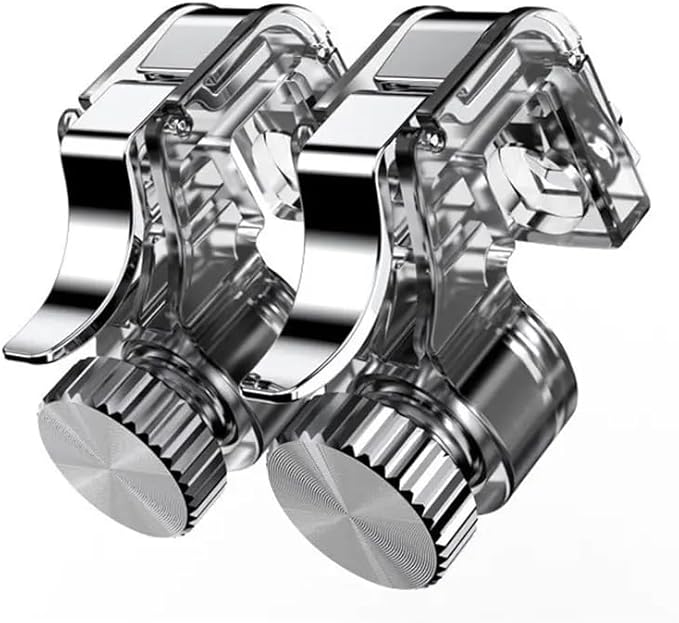 Metal Smartphone Mobile Gaming Trigger for PUBG – Gamepad Fire Button Aim Key L1 R1 Shooter Controller Image