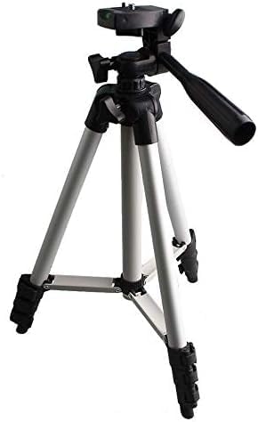 ETH-337: Black and Silver 50-Inch Camera Tripod Stand for Canon EOS Series (1100D, 500D, 550D, 600D) Image