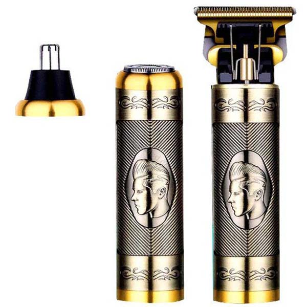 3-in-1 Rechargeable Men's Grooming Kit - Anti-Pinch System, T-Blade, USB Type-C Charging, High-Performance Grooming Tool Image