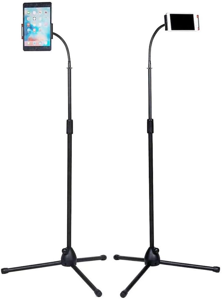 Universal Height Adjustable Mobile Phone Floor Stand Holder | Perfect for Every Mobile Device | Hands-Free Convenience Image