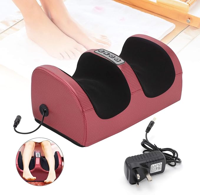 Leg Air Compression Electrical Kneading Massager Machine – Electric Shiatsu for Blood Circulation, Foot, Ankle, Calf, and Leg Pain Relief Image