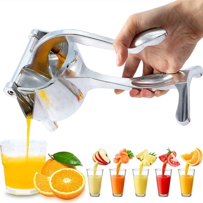 Manual Fruit Juicer | Steel Handle, Hand-Operated for Instant Juice | Ideal for Oranges and Lemons Image