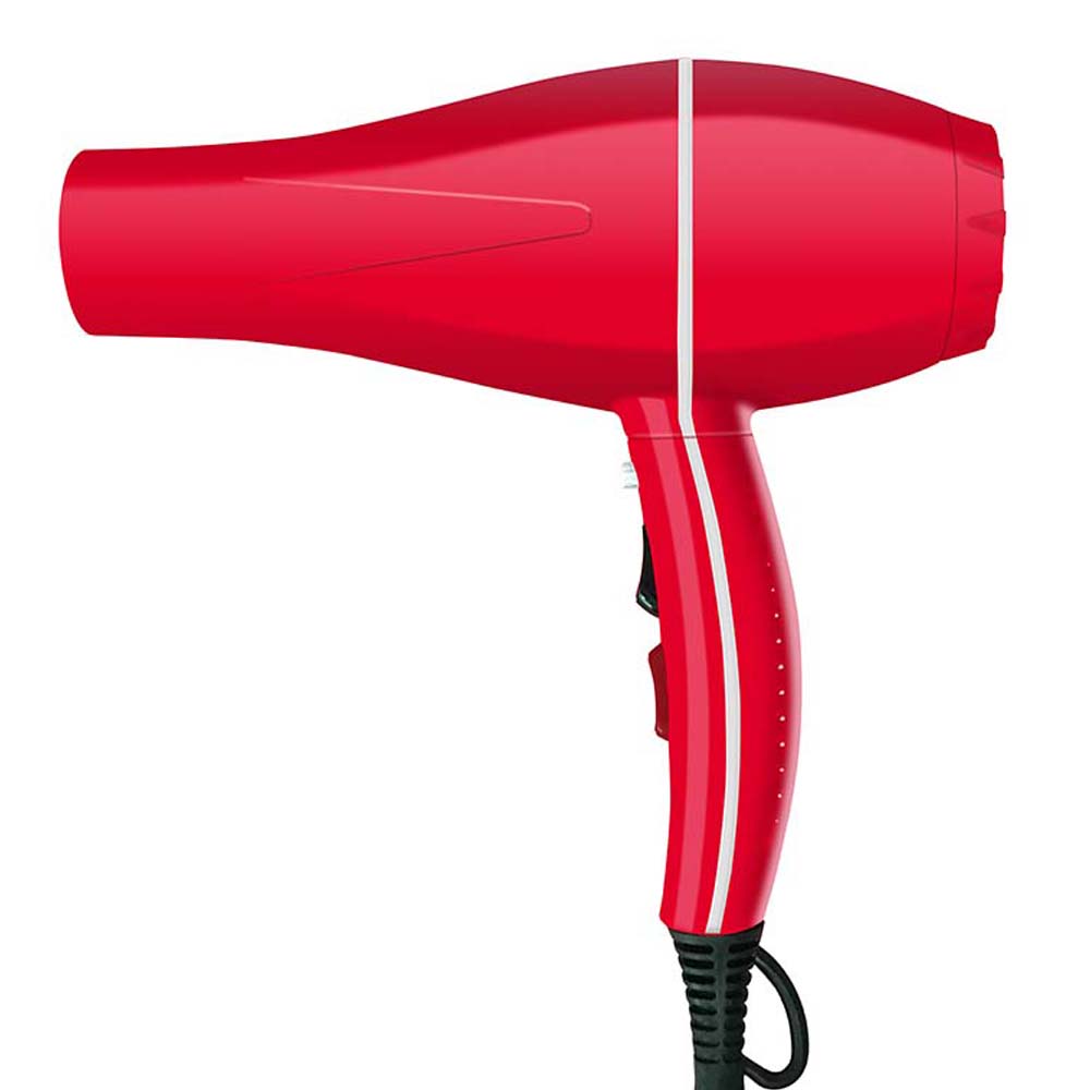 2000W Professional Infrared Hairdryer - Commercial Red Electric Blow Dryer, 110V/240V, Fast & Efficient Styling Image