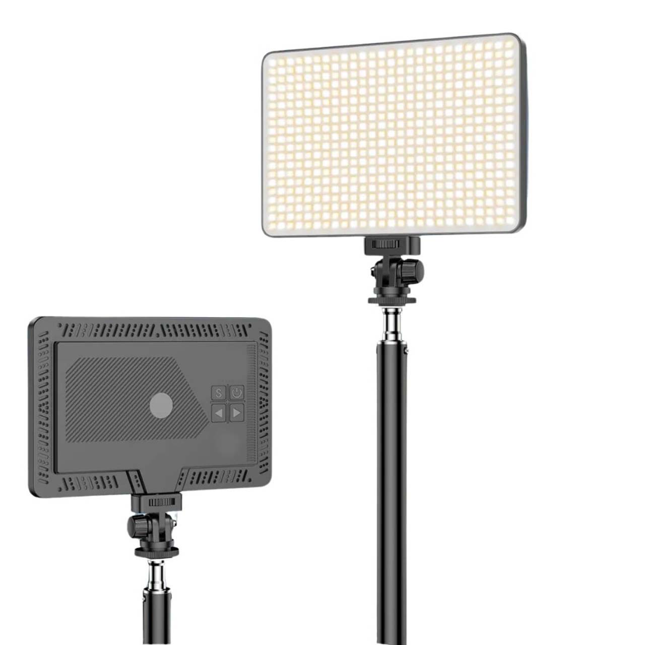 Live-E11 10W Bi-color LED Video Light. USB-powered camera panel fill light for photography, TikTok, vlogging & recording. Image