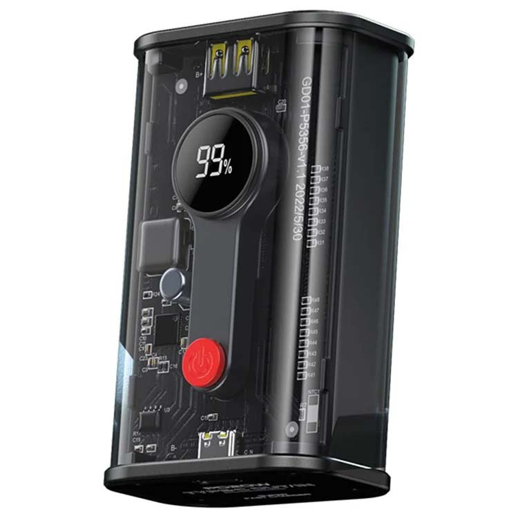 YP35 10000mAh Fast Charging Power Bank – LED Display Phone Charging Station Image