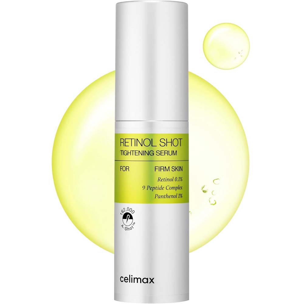 THE VITA-A Retinol Shot Tightening Serum. Potent anti-aging treatment for wrinkles, firmness & skin renewal. 30ml. Image
