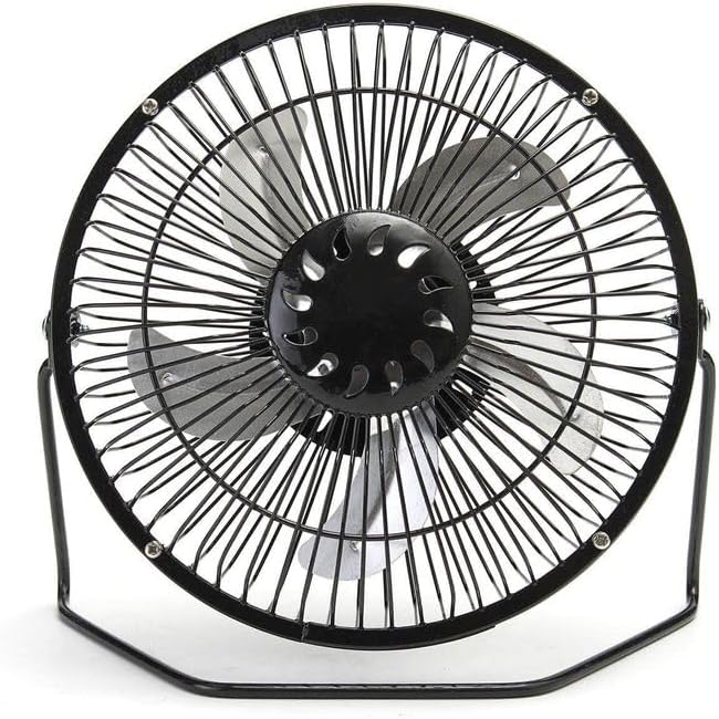 Portable Fan – Air Cooler Desktop Fan for Students | Metal Framework Mini Fan for Dormitory Use Image