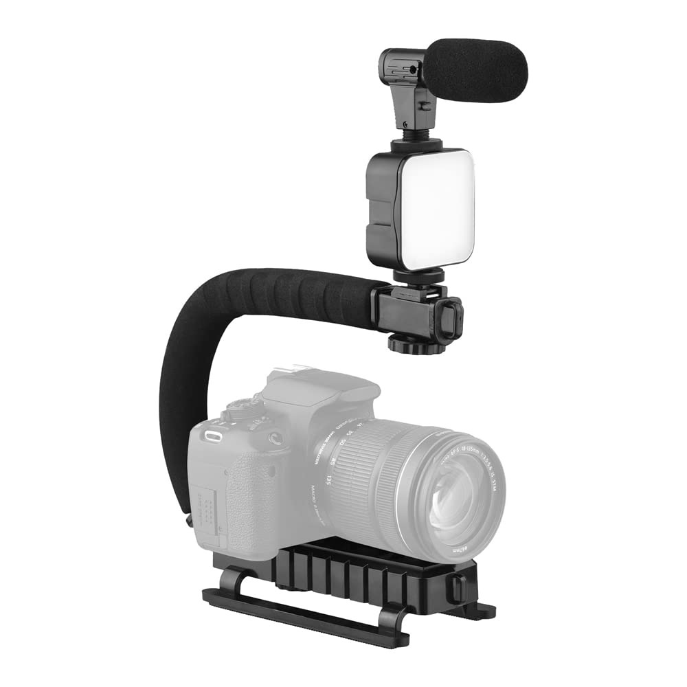 AY-49U U-Shaped Video Making Handheld Stabilizer Kit – Camera Gimbal for Smooth Filmmaking Image