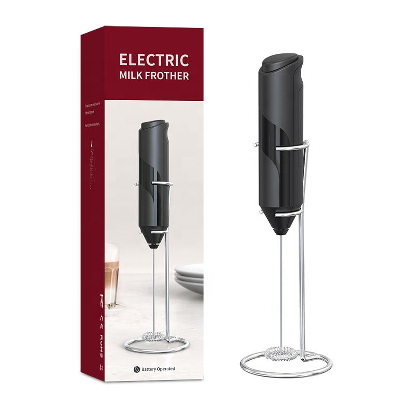 Household Portable Reusable Electric Milk Frother | Perfect for Lattes, Cappuccinos, and Hot Beverages Image