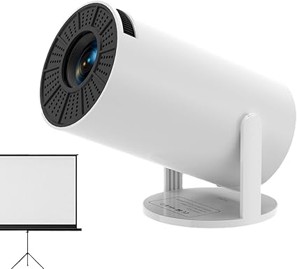 Wifi Projector | Portable Wifi Projector | Compact Wireless Projector | Full HD 1080p Supported Wireless Home Cinema Projector for Laptop, Smartphone, Tablet Image