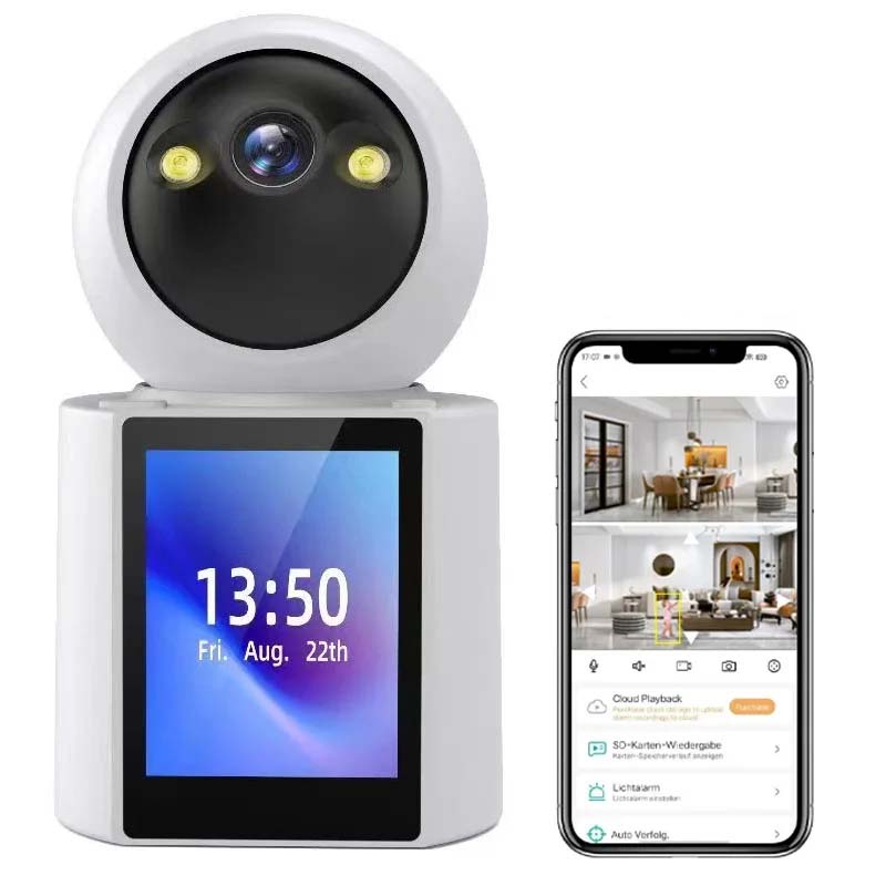 4K 6MP Smart PTZ IP Camera with AI Human Detection, Color Night Vision & One-Click Video Calling for Home Security Image