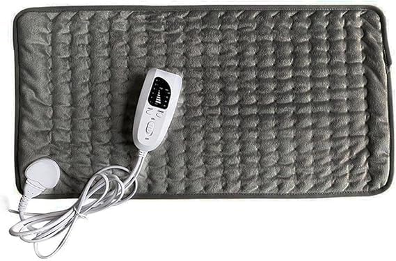 Electric Heating Pad | Multifunctional Electric Blanket with Timer for Shoulder, Neck, Back, Spine, and Leg Pain Relief Image