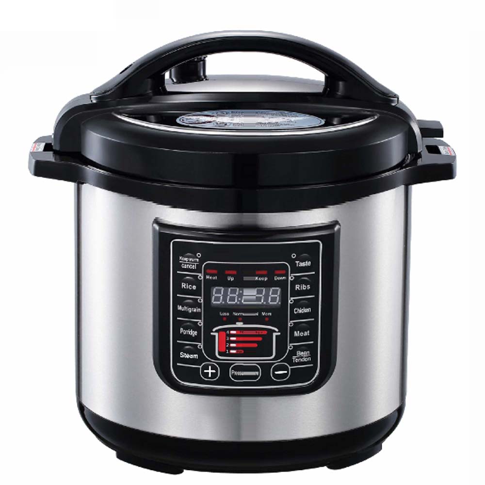 6L Smart Digital Pressure Cooker - Non-Stick, Multi-Function Electric Rice Cooker with Microwave & Stainless Steel Design Image