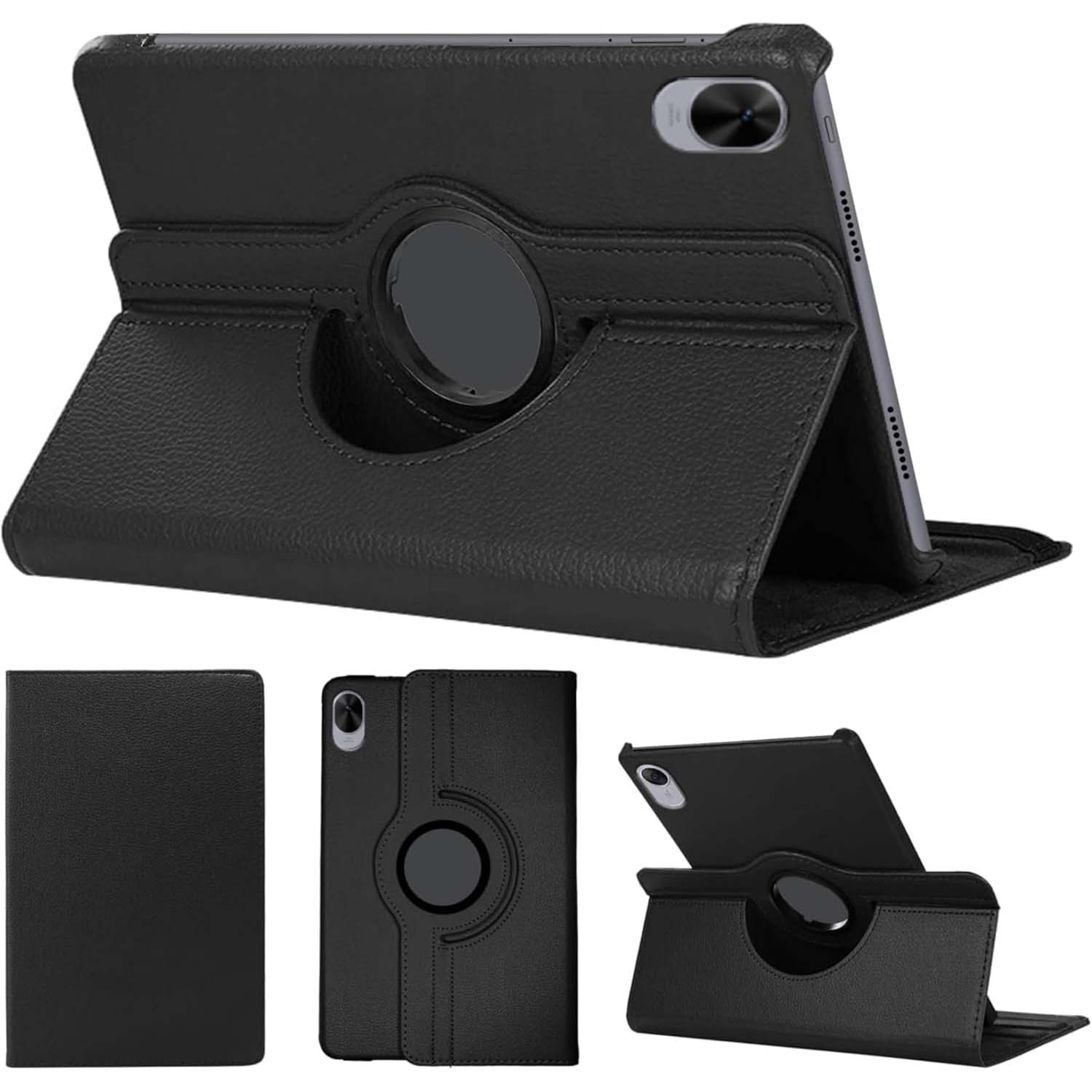 360° Rotating Leather Stand Cover Case Compitable for Huawei MatePad Air 11.5 - with Auto Wake/Sleep (Multi Colour) Image