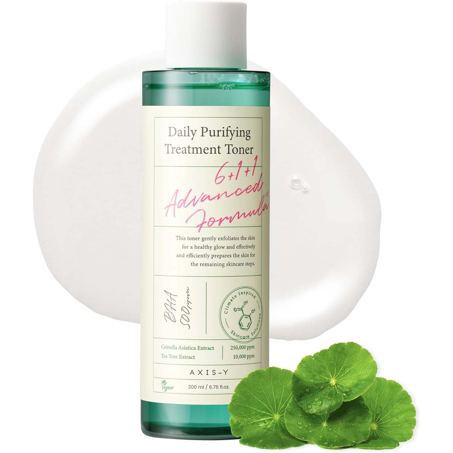 Axis-Y Daily Purifying Treatment Toner. Gently exfoliating PHA toner for smooth, clear & hydrated skin. 200ml. Image
